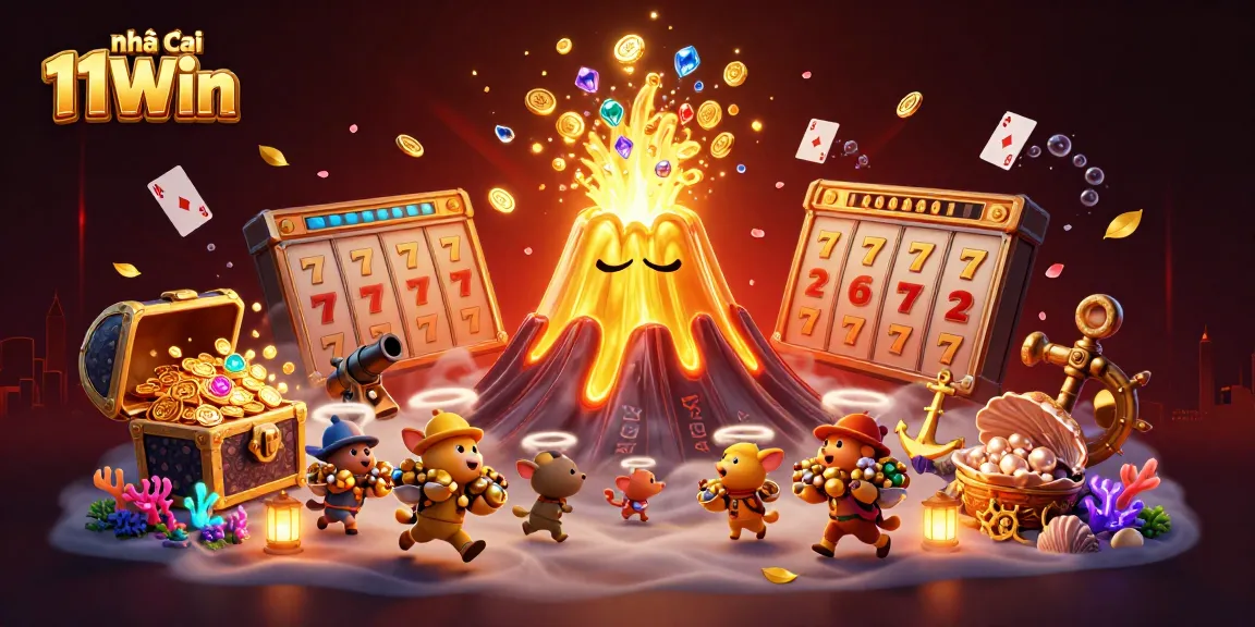 Engage with thrilling games at Nhà cái 11Win, featuring vibrant graphics and exciting winnings.