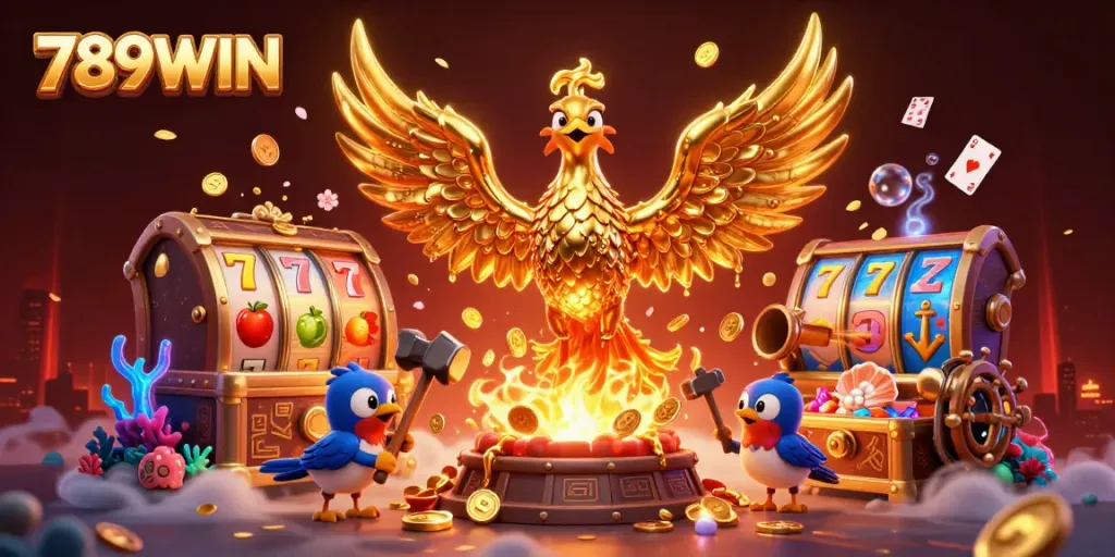 Experience winning with 789WIN's dynamic slots and casino elements, bringing excitement to gaming adventures.