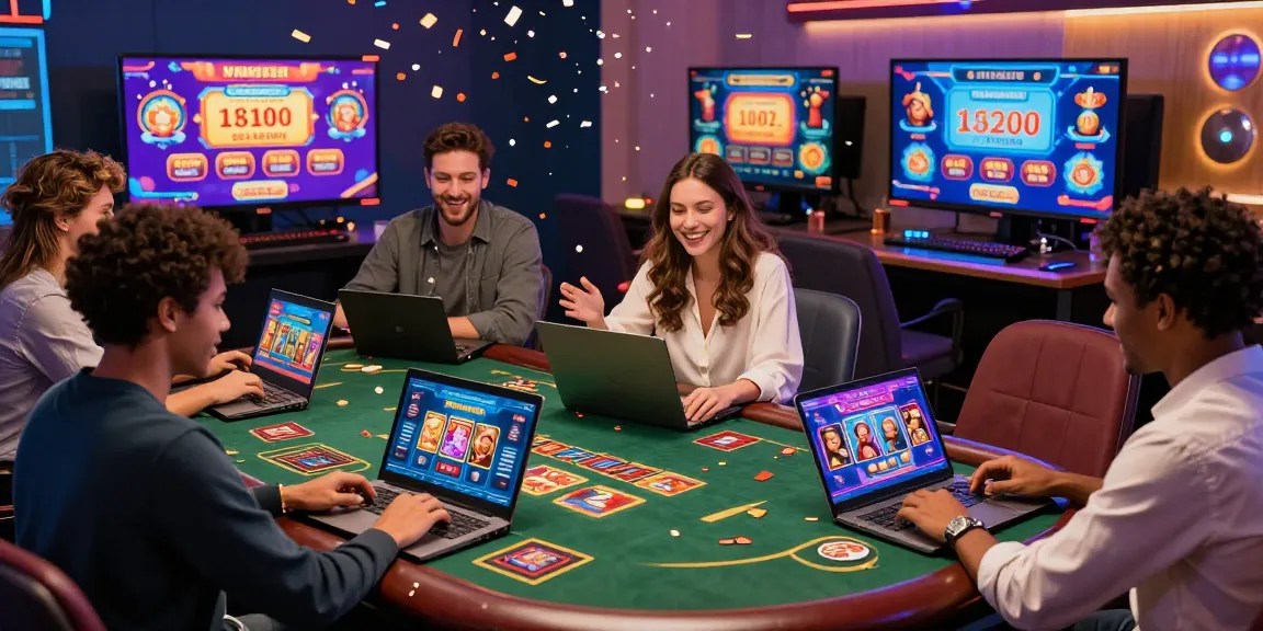 Engaged players enjoying an iwin online casino experience with vibrant graphics.
