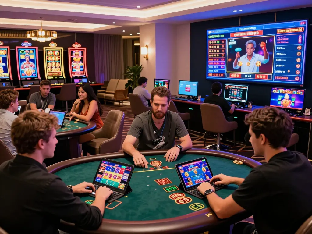Players enjoying various games on MM88's vibrant online casino platform.