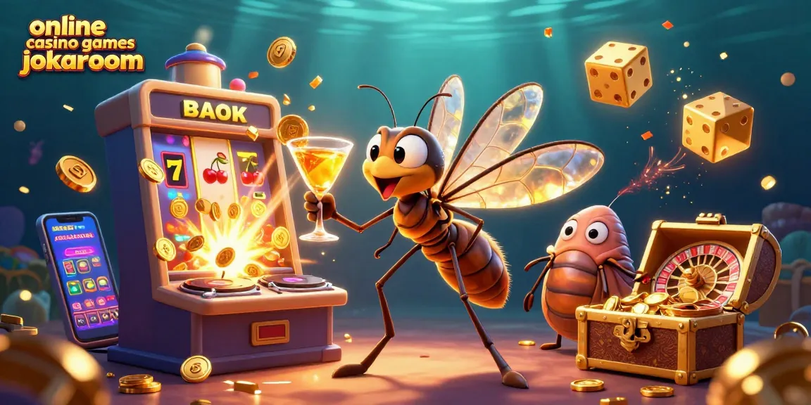Experience thrilling online casino games jokaroom with captivating visuals of a vibrant casino scene.