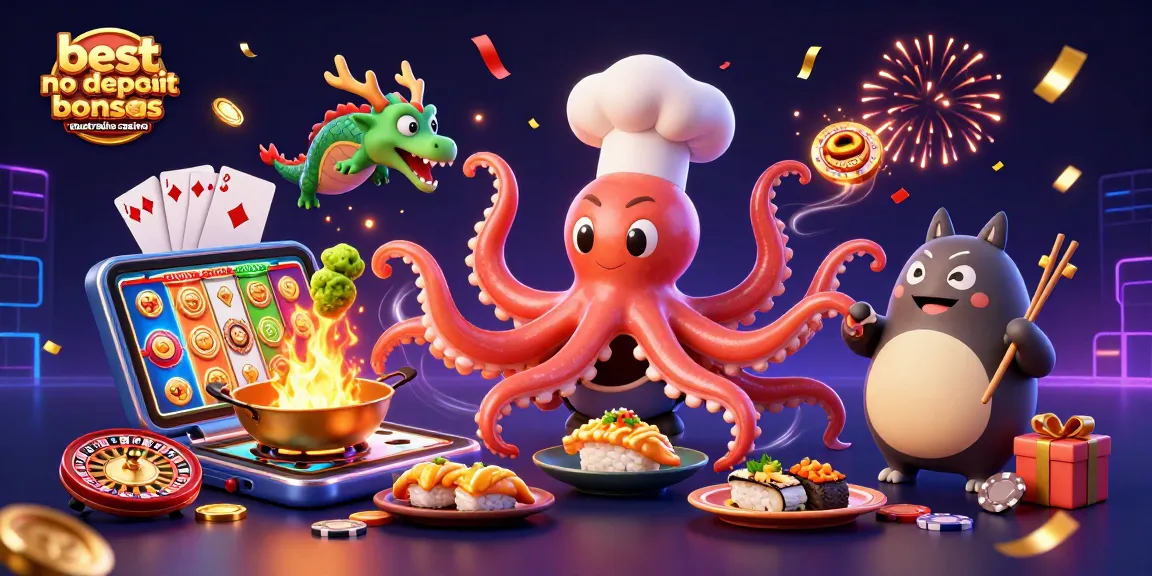 Win exciting rewards with the best no deposit bonuses Australia casino in this lively 3D illustration.
