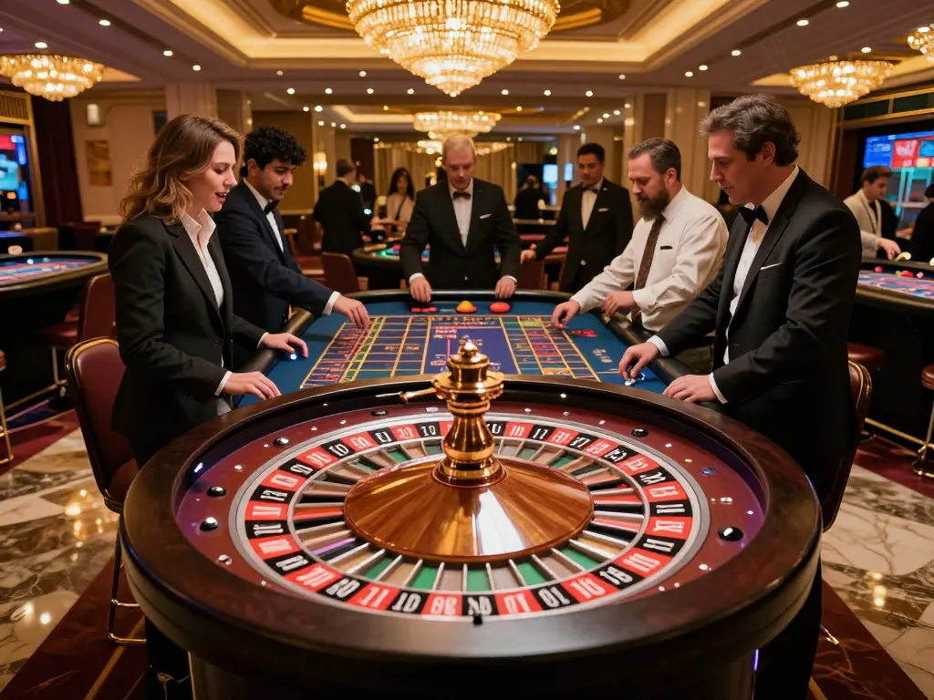 Experience thrilling roulette gameplay at lu88 casino with an immersive, high-stakes atmosphere.