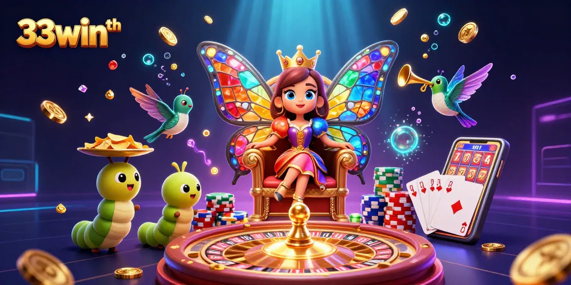 Experience exciting gameplay at 33winth with vibrant colors and lively casino elements.