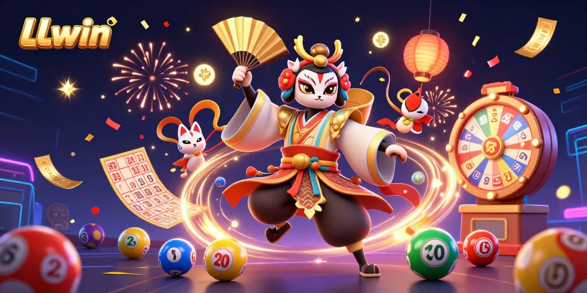 LLwin engages players with a vibrant 3D casino scene packed with colorful gaming elements and enchanting characters.