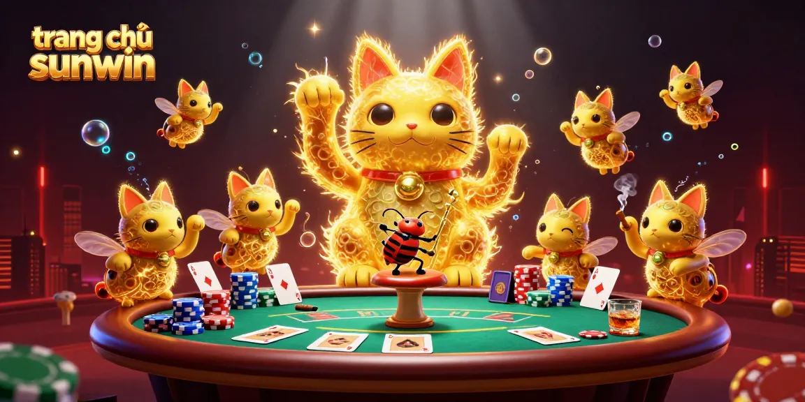 Experience thrilling wins at trang chủ sunwin with a vibrant 3D casino scene featuring dynamic characters and elements.
