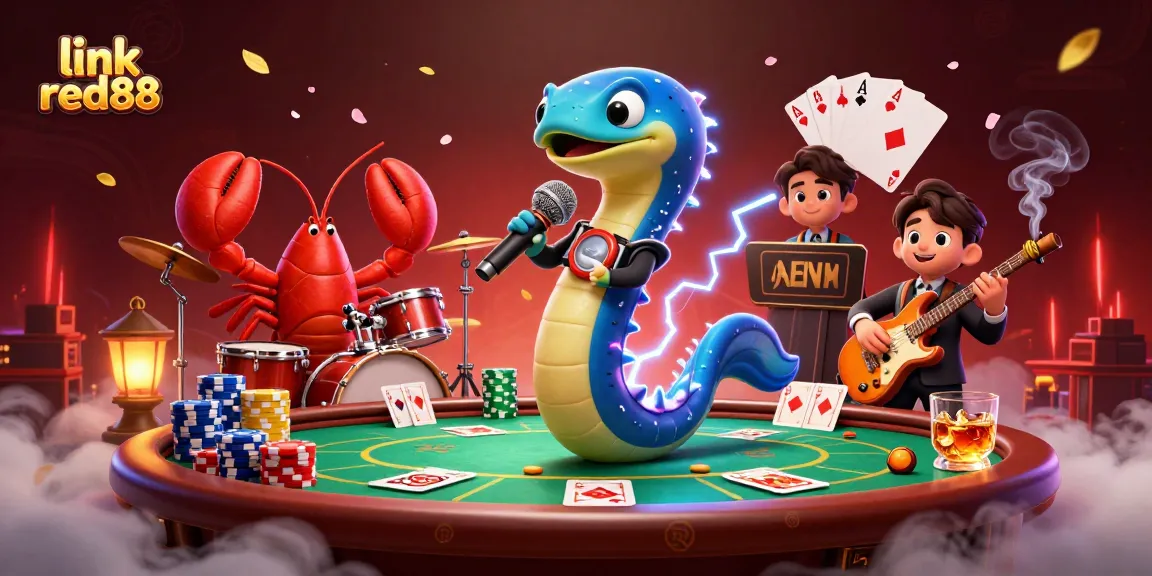 Experience thrilling gameplay with link red88 in this vibrant underwater casino scene!