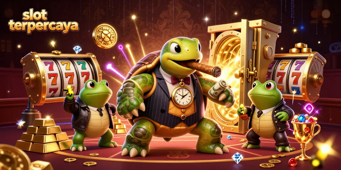 Experience exciting gaming with slot terpercaya featuring a snapping turtle mobster and bullfrog enforcers.