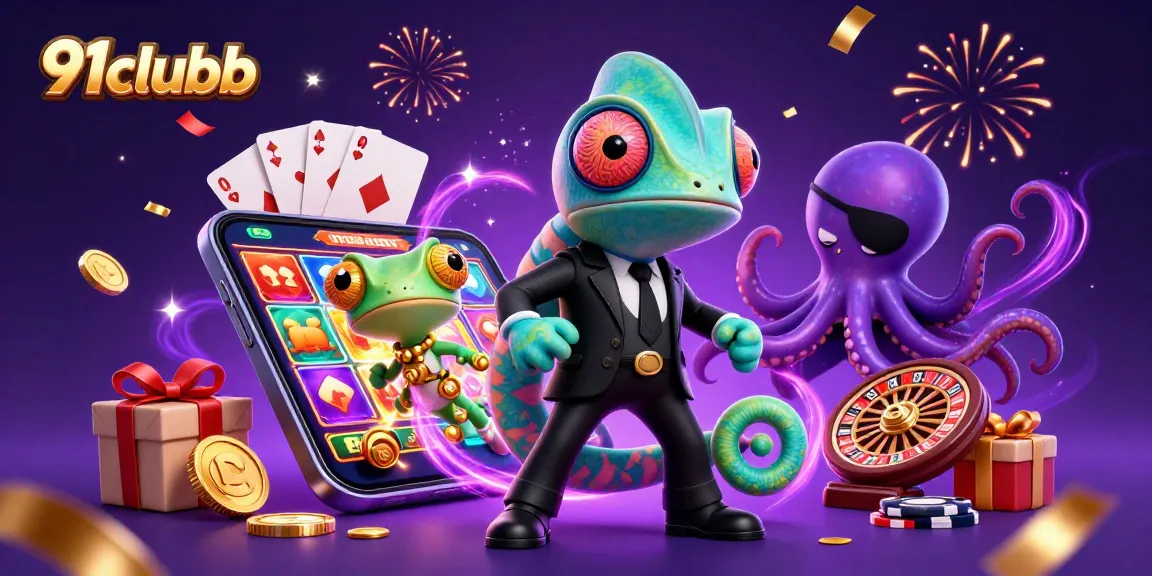 Engage in thrilling games on 91clubb with colorful slot reels and exciting character interactions.