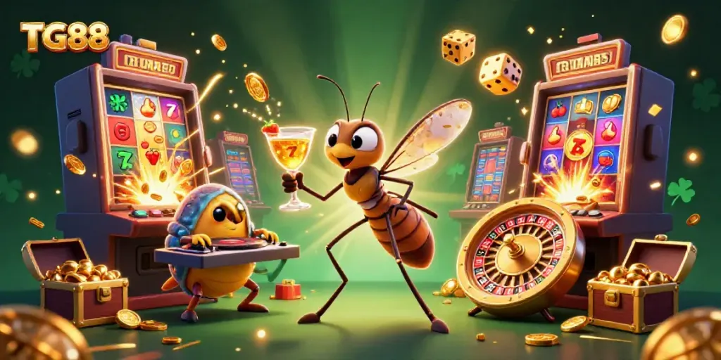 Join the fun at TG88 casino with lively characters and dynamic gaming elements.