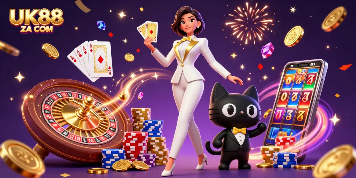 Experience fun and excitement with UK88 ZA COM in this vibrant casino scene.