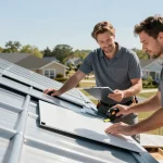 Questions to ask a metal roofing contractor during an inspection of residential roof materials.
